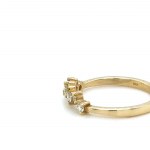 1.99GR YELLOW GOLD RING WITH DIAMONDS - A3600