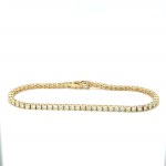 TENNIS BRACELET IN YELLOW GOLD 7.49 GR WITH NATURAL DIAMONDS - BRC50501