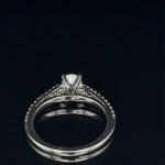 14K WHITE GOLD RING 2.58 GR WITH DIAMONDS - RNG30207