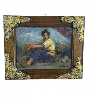 UNIDENTIFIED SIGNATURE, Young Woman
