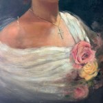 ANONIMO, Portret kobiety ze spojrzeniem skierowanym w górę