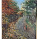 UNIDENTIFIED SIGNATURE, Street scene with figures