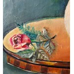 ANONIMO, Composition of flowers and a piano