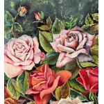 ANONIMO, Composition of flowers and a piano