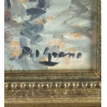 Del Grasso, Small street with figures - Del Grasso