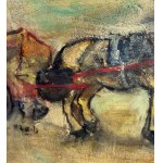 UNIDENTIFIED SIGNATURE, Donkey with a cart