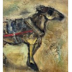 UNIDENTIFIED SIGNATURE, Donkey with a cart