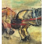 UNIDENTIFIED SIGNATURE, Donkey with a cart
