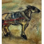UNIDENTIFIED SIGNATURE, Donkey with a cart