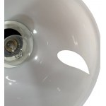 Lampa stołowa z chromowanego aluminium i pleksi