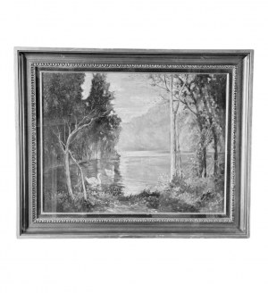 UNIDENTIFIED SIGNATURE, Landscape with Lake