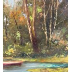 Giuseppe Gargiulo, Krajobraz z rzeką - Giuseppe Gargiulo