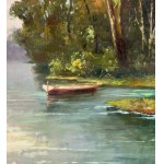 Giuseppe Gargiulo, Krajobraz z rzeką - Giuseppe Gargiulo
