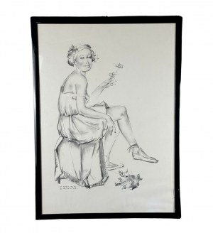 Ciro Adrian Ciavolino, Portrait de femme - Ciro Adrian Ciavolino