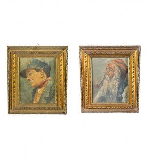 ANONIMO, Neapolitan Scugnizzo and a Man with a Pipe