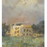 DI MARINO, Pejzaż z postaciami - Francesco Di Marino