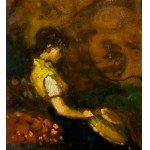 A. DE SIMONE, Wnętrze katedry i sprzedawca owoców - A. De Simone