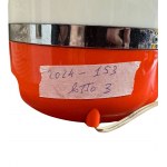 Adriano Rampoldi, 1970s table lamp in orange - Adriano Rampoldi