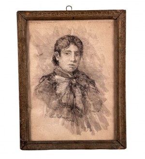 UNIDENTIFIED SIGNATURE, Portrait of a woman