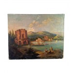 ANONIMO, Landscape with Ruins and a River