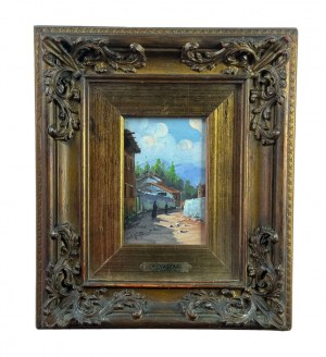 V. VACCARI, Small road at the foot of Mount Vesuvius - V. Vaccari