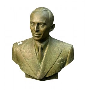 L. FORNARA, Popiersie postaci męskiej - L. Fornara 1945