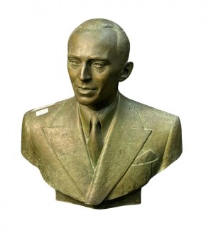 L. FORNARA, Popiersie postaci męskiej - L. Fornara 1945