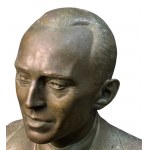 L. FORNARA, Popiersie postaci męskiej - L. Fornara 1945