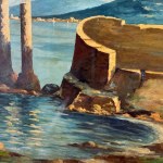 NIEZNANA SYGNATURA, Scena morska z architektonicznymi kaprysami (lokalizacja nieokreślona)