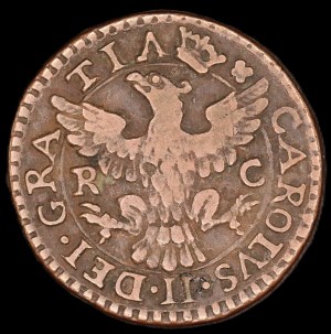 Italy. Kingdom of Sicily 1 Grano Carlos II 1700 Rare