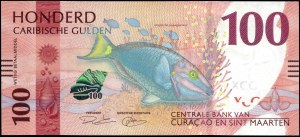 Curacao. 100 guldenů 2025 Nová emise
