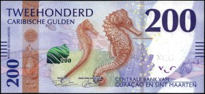Curacao. 200 guldenů 2025 Nová emise