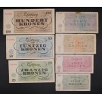 Czechoslovakia. Theresienstadt Ghetto Full Set 1-100 Kronen 1943