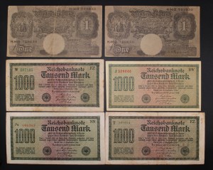 Germany. Third Reich Propaganda Notes 1943-44 Judenbank Radeck & Others 12 Pieces In Total