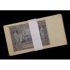 Poland. 1940 20 Zlotych 47 Pieces