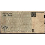 Poland. 1940 Lodz Ghetto 10 Marek No Watermark Numeral 1