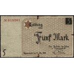 Poland. 1940 Lodz Ghetto 5 Marek Red Serial 618261