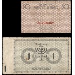 Poland. 1940 Lodz Ghetto 50 Fenigow 1 Marka Prefix A
