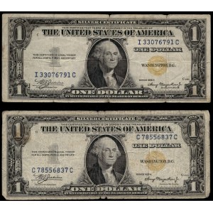 United States of America. 1 Dollar 1935 A Prefix IC & CC North Africa & Sicily Occupation 2 Pieces
