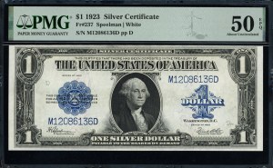 United States of America. 1 Dollar 1923 Silver Certificate Prefix MD 3 Consecuitve Pieces