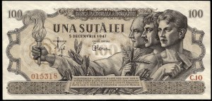 Romania. 100 Lei 1947