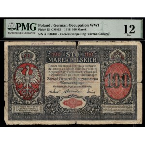 Poland. 1916 100 Marek Zarzad General