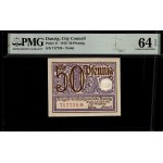 Danzig. 50 Fenigow 1919 Violet