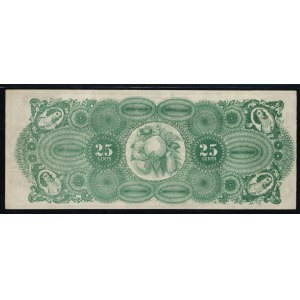United States of America. Marion Alabama 25 Cents 1871 Selma Marion & Memphis Railroad Low S/N 27