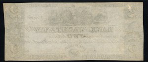 Spojené státy americké. Ann Arbor Michigan 2 dolary 9. května 1835 Deska A Vzácné