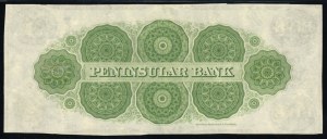 United States of America. Detroit Michigan 5 Dollars 1860s The Peninsular Bank