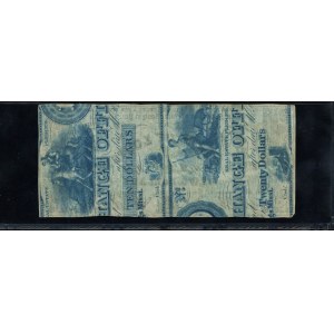 United States of America. Baton Rouge Louisiana 2 Dollars 1862 Civil War