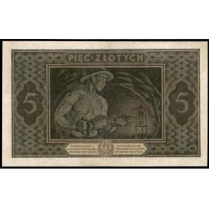 Poland. 1926 5 Zlotych Prefix D