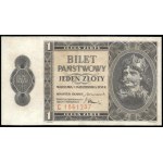 Poland. 1938 1 Zloty Prefix C Single Letter