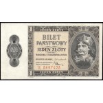 Poland. 1938 1 Zloty Prefix IL